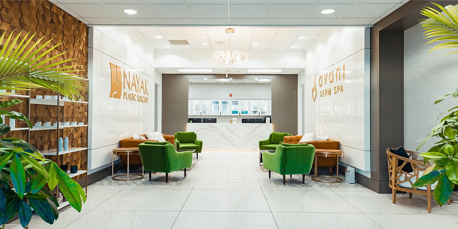 Modern aesthetic interior of a plastic surgery clinic