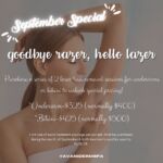 🚨ꜱᴇᴘᴛᴇᴍʙᴇʀ ꜱᴘᴇᴄɪᴀʟ🚨

Take advantage of our laser hair removal special through September! 

Purchase a series of 2 laser hair removal sessions for underarms or bikini and SAVE

🌸Underarms $325 (normally $400)
🌸Bikini $425 (normally $500)

***Offer limited to one of each treatment package per patient. Special must be purchased during the month of September and treatments must be used by 10/31/23.

📲📲To schedule:
call/text ➡️ 314-991-5438
email ➡️ spa@nayak@net